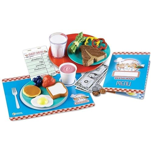 Learning Resources Serve It Up! Play Restaurant - 35 Pieces, Ages 3+, for Kids, Toddler Food Toys, Pretend Vegetables, Gift for Boys Girls thumbnail 3