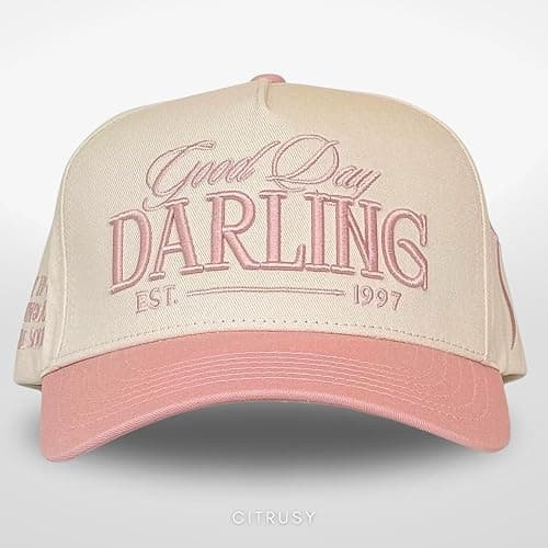 Vintage Fashion Trucker Hat | Men & Women | Trendy Cute Retro Red Caps for Country & Western | Camo Fur Cotton | Snapback thumbnail 2