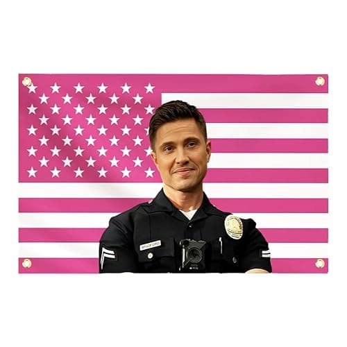 Tim Bradford Flags 3x5Ft, eric flag winter American pink Tapestry,With 4 Brass Grommets,For College Dorm Room Decor,Outdoor Parties,Tailgates Yard,Room Decoration - Image 1
