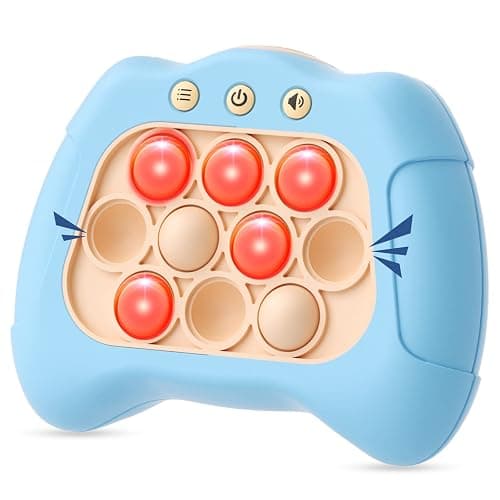 Byserten Handheld Game for Kids 6-12, Sensory Fidget Toys for Kids 8-12, Birthday Gifts for 6 7 8 9 Year Old Boys & Girls & Teens-Blue - Image 1