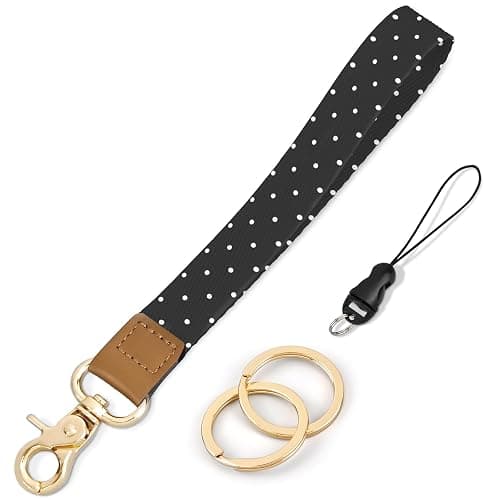 Knagsfa Wristlet Keychain, Cute Wrist Strap for Women, Wrist Lanyard for Keys, Wallet, Id Holder, Cell Phone - Image 1