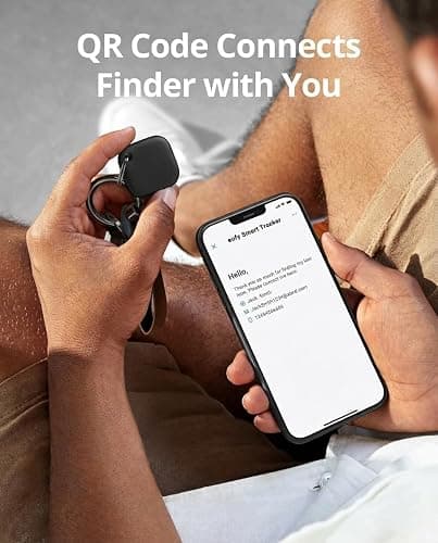 eufy Security by Anker SmartTrack Link (Black, 2-Pack), Android not Supported, Works with Apple Find My (iOS only), Key Finder, Bluetooth Tracker for Earbuds and Luggage, Phone Finder, Water Resistant thumbnail 7
