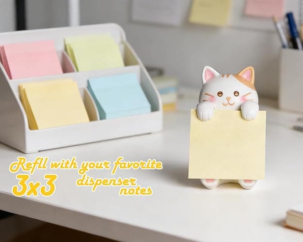 Cat Post-It Note Dispenser thumbnail 3