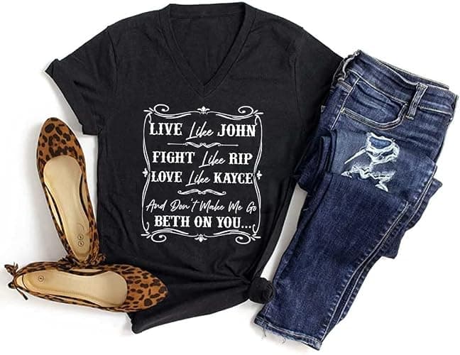 Live Like Beth Dont Make Me Go Country Tees Womens Top thumbnail 2