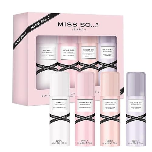 Miss So...? Mini Galore Womens Body fragrance Gift Set 4x50ml - Image 1