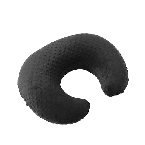 Nursing Pillow and Positioner with Cover for Breastfeeding and Bottle Feeding, Propping Baby, Tummy Time, Baby Sitting Support, Awake-Time Support (Black, 22" x 17.7" x 5.9") thumbnail 6