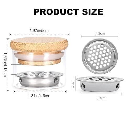 Nail Art Brushes Washing Cup, Nail Glitter Removal Cup, Monomer Holder, Nail Art Acrylic Liquid Powder Removal Cup, Nail Brush Cleaner Dappen Dish with Lid, Easy Cleaning Portable Mesh Layered thumbnail 2