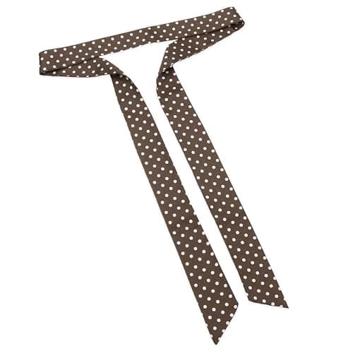 Juvzolr Skinny Scarf for Women, Polka Dot Womens Scarf for Work Party Daily | Long Women's Scarves, Lightweight, 55.1 × 1.9 inches, Smooth Fabric, Multiple Colors, Vintage Style, Headband, Belt, Banquet - Image 1