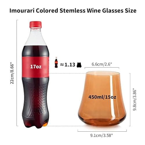 Imourari Crystal Stemless Wine Glasses (Set of 4) thumbnail 2