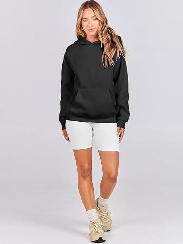 ANRABESS Women Hoodies Oversized Fleece Long Sleeve Comfy Casual Basic Pullover Sweatshirts 2025 Fall Outfits Y2K Clothes thumbnail 6
