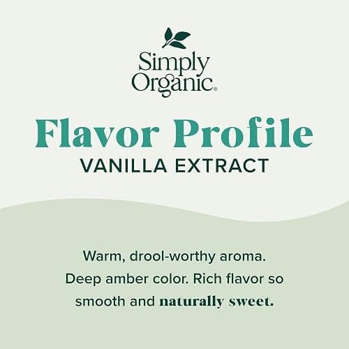 Simply Organic Pure Madagascar Vanilla Extract, 4-Ounce Glass Jar, Certified Organic, Gluten-Free, Sugar-Free Flavor For Smoothies thumbnail 5