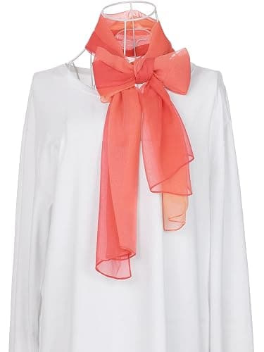 uxcell Long Chiffon Lightweight Sheer Wedding Scarf Silky Gradient Color Party Shawl Spring Summer Beach Wrap for Women thumbnail 6