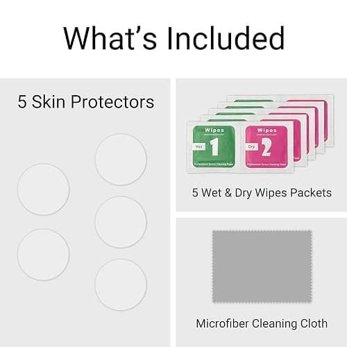 Arsolo Nickel Metal Allergy Back Protector for Samsung Galaxy Watch 7/6/5/4/3/Active2 [40/41/44/45mm], Classic 6, 5 Pro, Classic 4, Prevent Rash, Contact Dermatitis, Sensor Protector - 5 Pack thumbnail 6