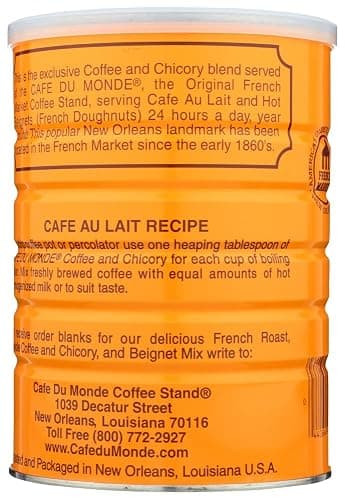 Cafe Du Monde Coffee Chicory, 15 Ounce Ground thumbnail 3