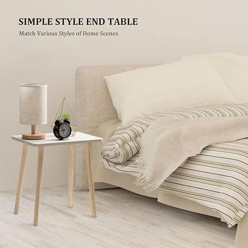 FORAOFUR Nursery Side Table, Small End Table Accent Table Living Room Balcony Office, Modern Side Bedside Home Decor, for Small Spaces, Easy Assembly thumbnail 6