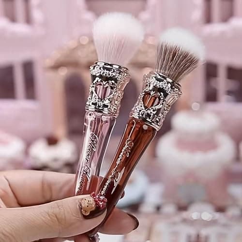 Flower Knows The Sweetie Bear Abgerundeter Rougepinsel Lose Puder Make up Pinsel (C04) thumbnail 5