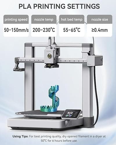 Epelay Silk PLA+ 3D Printer Filament 1.75mm, Blue Green Dual Color Shiny Silk PLA, Smooth Flow High Precision Printing, +/-0.02mm Dimensional Accuracy, 1kg (2.2lbs), Fits Most FDM 3D Printers thumbnail 7