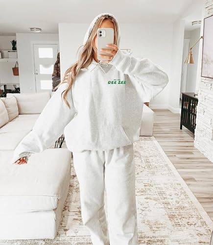 greekify Delta Zeta Bubble Font Sorority Hoodie | Dee Zee Trendy Sweatshirt | Big Little Gift | Recruitment Gift thumbnail 6
