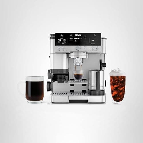 Ninja Luxe Café 3-in-1 Espresso, Drip Coffee and Cold Brew Machine | Integrated Coffee Grinder, Milk Frother, Assisted Tamper & Built-In Espresso Accessory Storage | Stainless Steel | ES601 thumbnail 13
