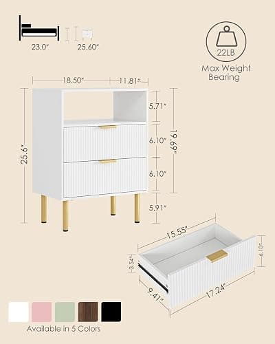 White Nightstand thumbnail 2