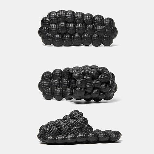 Rojeam House Slippers for Women and Men EVA Shower Shoes Massage Bubble Slides Bathroom Sandals thumbnail 3