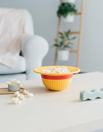 Grupo Erik One Piece Netflix Bowl | 500 ml / 16.9 oz - 8 x 3.4 x 8 inches / 20.2 x 8.7 x 20.2 cm | Cereal Bowl | Ceramic Bowl | Popcorn Bowl | Kitchen Decor | One Piece Merchandise | Straw Hat thumbnail 5