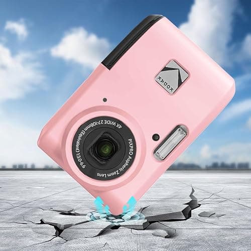 Tedubax Case for Kodak PIXPRO FZ45 Case, Soft Silicone for Kodak PIXPRO FZ45 - Anti-Scratch Slim Fit Lightweight Protective - Pink thumbnail 6