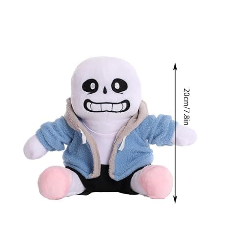 Undertale Plush, Undertale Game Characters Stuffed Figure Throw Pillows for Home Decor for Game Fans (Sans) thumbnail 2