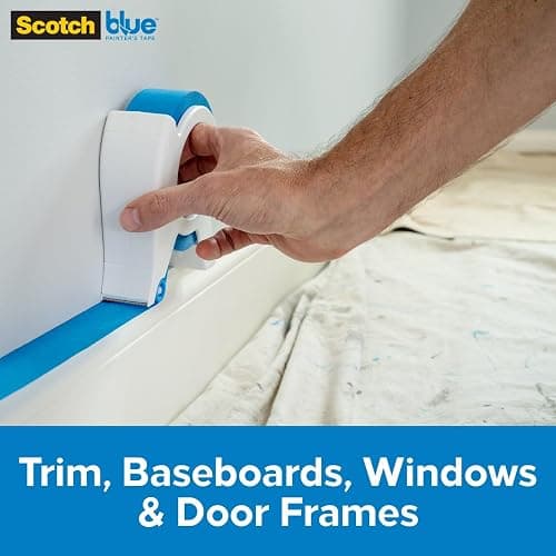 Scotch Blue Painters Tape Applicator, Applies Painter's Tape in One Continuous Strip, Paint Tape Applicator for Trim, Windows and Door Frames, 1.41 Inches x 20 Yards, 1 Starter Roll thumbnail 5