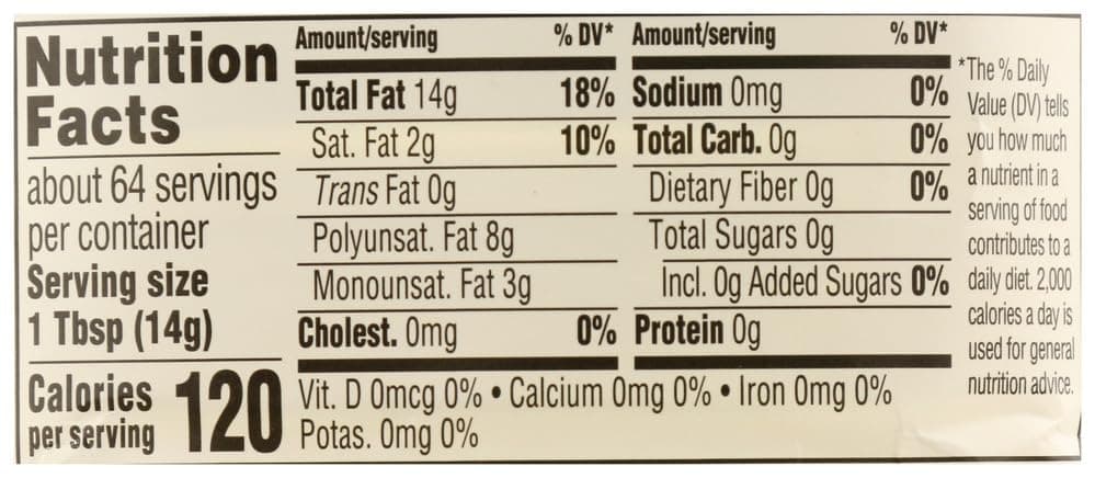 365 by Whole Foods Market, Vegetable Oil, 32 Fl Oz thumbnail 2