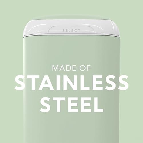 Diaper Genie Select Pail (Green) is Made of Durable Stainless Steel and Includes 1 Starter Square Refill That can Hold up to 165 Newborn-Sized Diapers. thumbnail 3