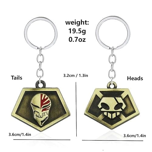 Kbtany Ichigo Soul Reaper License Keychain - Uryuu Quincy Cross Necklace & Bankai Zangetsu Charm - Anime Gift for Men Women thumbnail 2