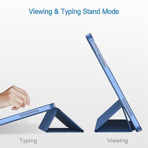 JETech Hülle für iPad (A16) 11./10. Generation (2025/2022), Dünn Ständer Harter Rücken Abdeckung Schutzhülle mit Auto Schlafen/Wachen (Navy) thumbnail 5