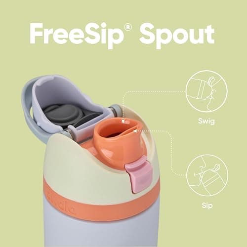 Owala FreeSip Insulated Stainless Steel Water Bottle with Straw for Sports and Travel, Leak Proof, BPA-Free, 710ml, Beach House thumbnail 2