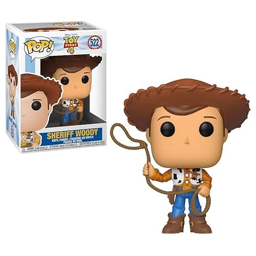 Funko POP! Vinyl: Disney Pixar: Toy Story 4: Woody - Collectible Vinyl Figure - Gift Idea - Official Merchandise - for Kids & Adults - Movies Fans - Model Figure for Collectors and Display - Standard