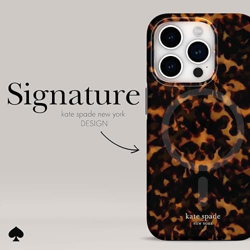 kate spade new york iPhone 15 Pro Case, Compatible with MagSafe - Tortoiseshell thumbnail 4