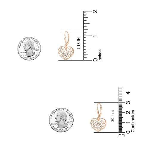 LeCalla 925 Sterling Silver Leverback Drop Earrings | Lightweight Italian Teardrop Dangle Earring for Women thumbnail 4