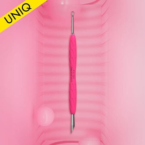 Doppelinstrument für Maniküre mit Silikongriff STALEKS UNIQ PQ-11/2 (Ring + Hufstäbchen) thumbnail 3