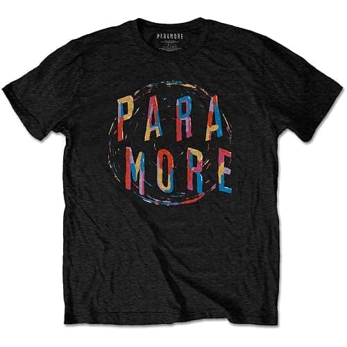 Paramore T Shirt Spiral Band Logo Official Unisex - Image 1