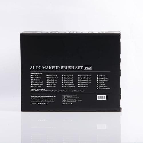 DUcare Professional Makeup Brushes Set 31Pcs Panda Series Makeup Brush Set Kabuki Foundation Blending Face Powder Blush Concealers Eye Shadows With Leather Case Organizer thumbnail 11