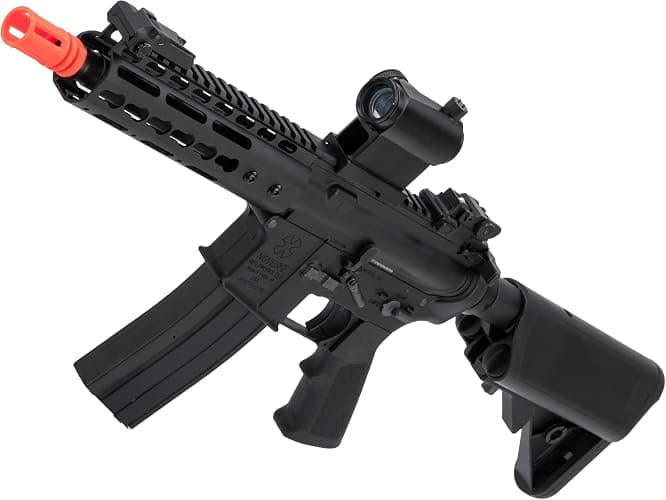 Evike Airsoft - EMG Helios Noveske Licensed N4 Gas Blowback M.4 w/K.eymod Han.dgu.ard (Model: 7" PIS.tol) - Image 1