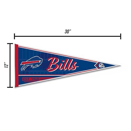 Rico Industries NFL Football Classic 12" x 30" Felt Wall Décor Pennant - Great for Home/Bed Room/Man Cave Décor thumbnail 5