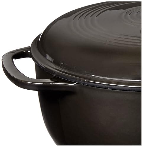 Lodge Manufacturing Company EC6D18 Enameled Dutch Oven, 6 qt, Midnight Chrome thumbnail 10