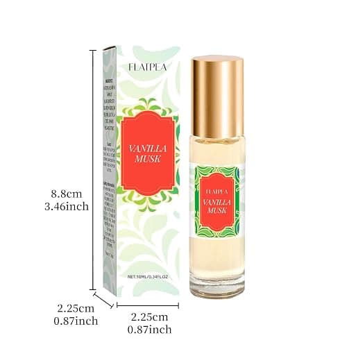 OINSOES Vanilla Musk Roll-On Perfume | 10mL Alcohol-Free Fragrance | Long-Lasting, Sensual Scent | Natural Skin-Friendly Formula thumbnail 6
