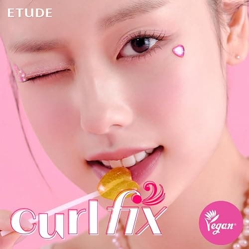 ETUDE Curl Fix Mascara Black 1+1 Set, Lash Mascara, Strong Curl Up, Long-Lasting, Waterproof, Light-Weight, Korean Makeup, Beauty, Vegan Certified (0.27 * 2 Fl Oz) thumbnail 8