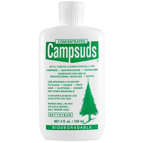 Sierra Dawn Classic Campsuds Biodegradable Camping Soap - The Original Camp Dish Soap, Shampoo, Body Wash - Wilderness Wash for Backpacking & Travel, 4 Fl Oz - Image 1