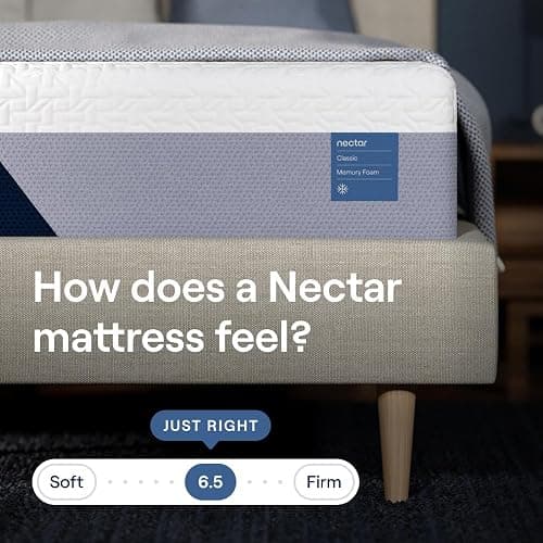 Nectar Classic 12” Twin Mattress - Medium Firm - Contouring Memory Foam - Cooling Top Layer - Back Pain Relief - Mattress in a Box - 365-Night Trial & Forever Warranty thumbnail 3