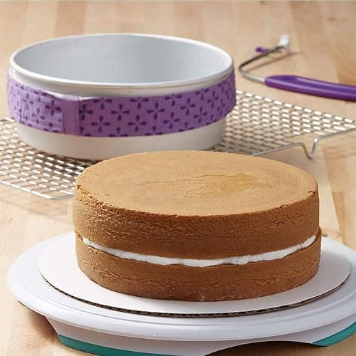 Mity rain 4-Piece Cake Pan Dampen Strips, Super Absorbent Thick Cotton Strips for Baking, Cake Leveler and Baking Supplies thumbnail 5