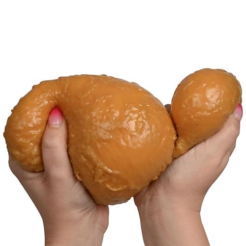 Toymendous Squishy Fried Chicken - Squish Toy - Ages 3+ thumbnail 2
