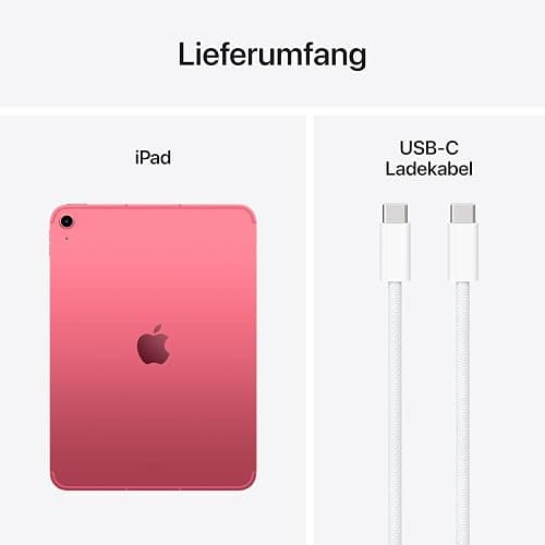 Apple iPad mit A16 Chip: 11" Liquid Retina Display, 256 GB, WLAN 6 und 5G Mobilfunk, 12 MP Front-/12 MP Rückkamera, Touch ID, Batterie für den ganzen Tag – Rosé thumbnail 6